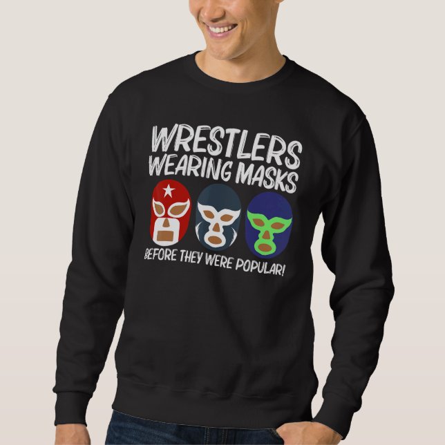 Moletom Cool Lucha Libre For Men Women Luchador Mexican Wr (Frente)