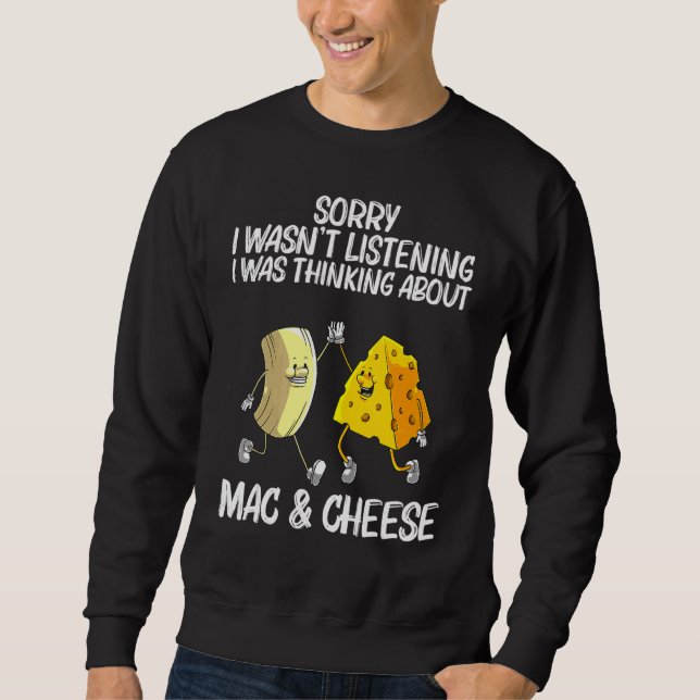 Moletom Cool Mac & Cheese For Men Women Baked Cheesy Macar (Frente)