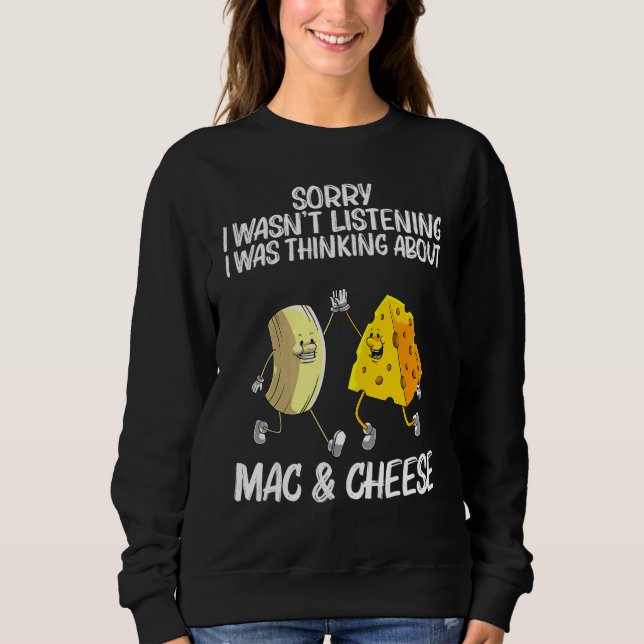 Moletom Cool Mac & Cheese For Men Women Baked Cheesy Macar (Frente)