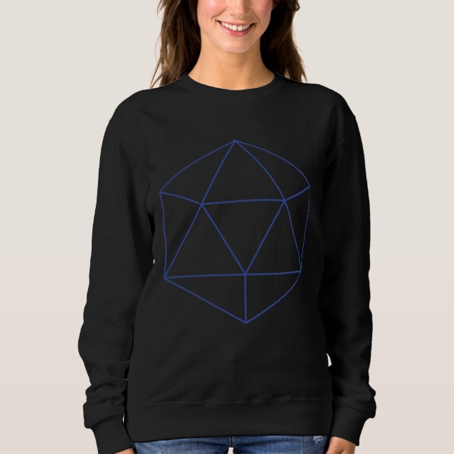 Moletom Cool Mandala Sacred Geometry Icosahedron (Frente)