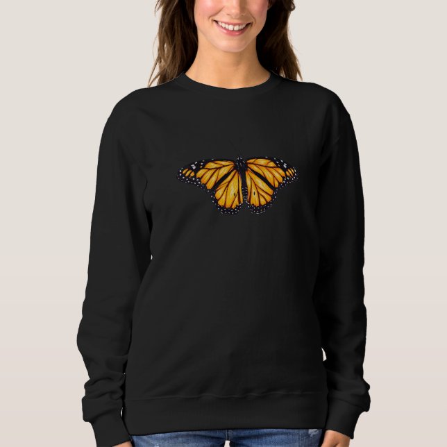 Moletom Cool Monarch Butterfly Men Women Entomology Insect (Frente)