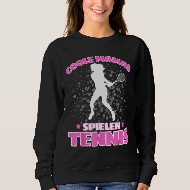 Moletom Cool Mums Play Tennis  Tennis Player Saying (Frente)