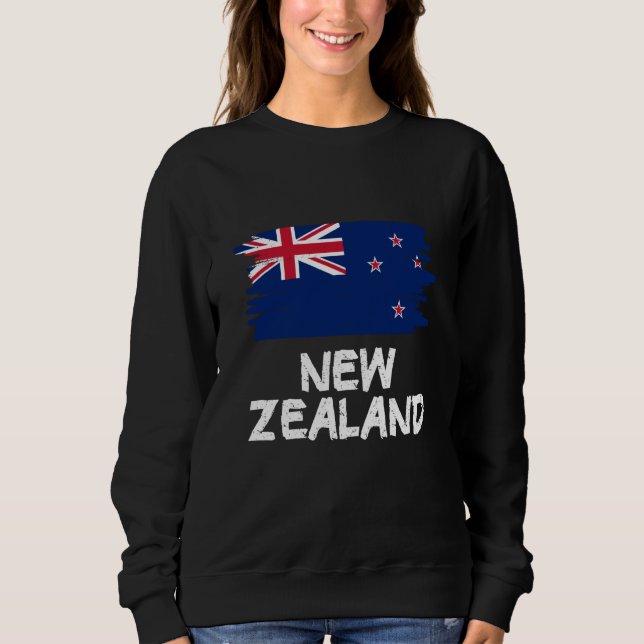 Moletom Cool New Zealand Flag (Frente)