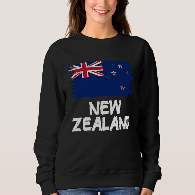 Moletom Cool New Zealand Flag (Frente)