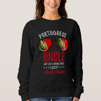 Moletom Cool Portuguese Uncle Sunglasses Portuguese Family