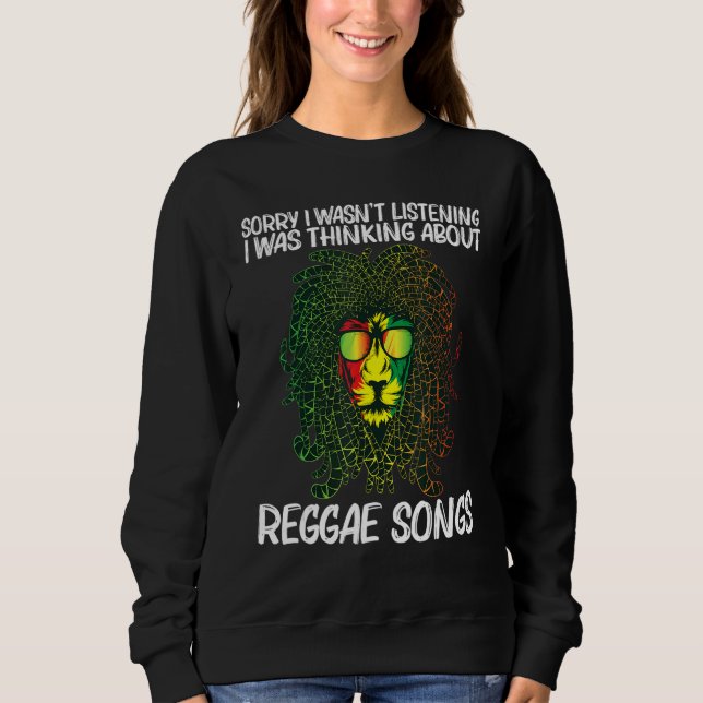 Moletom Cool Reggae For Men Women Jamaican Music Genre (Frente)