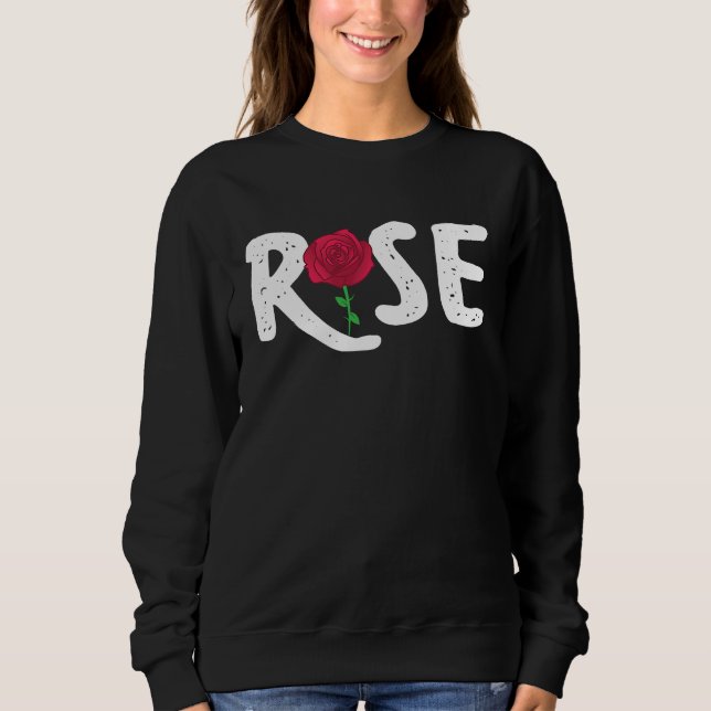 Moletom Cool Rose Simple Line Rose (Frente)