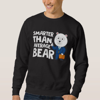 Moletom Cool Smarter Than Average Bear Polar Bear