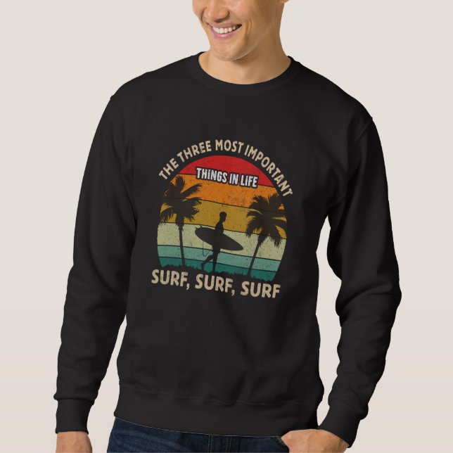 Moletom Cool Surfer Surfing Retro Surf (Frente)