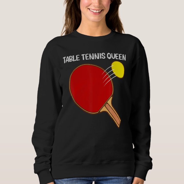 Moletom Cool Table Tennis For Women Girls Ping Pong Sport  (Frente)