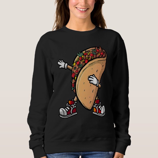 Moletom Cool Taco For Men Women Cinco De Mayo Fiesta Mexic (Frente)