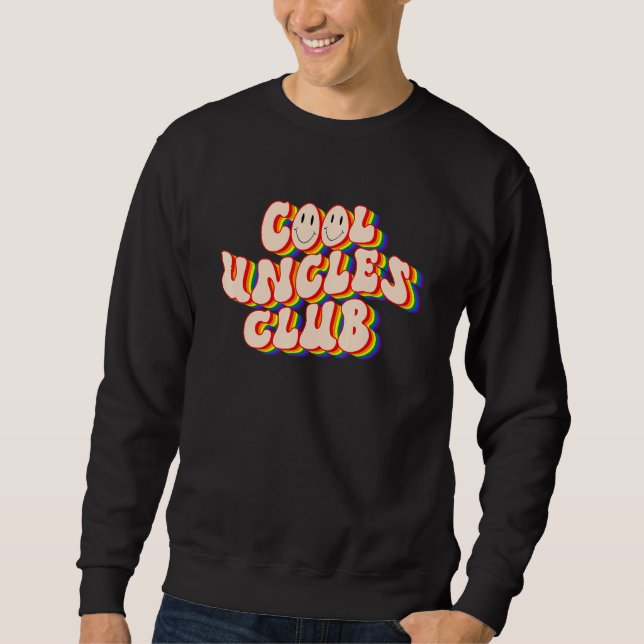 Moletom Cool Uncles Club LGBTQ Pride Gay Pride Rainbow LGB (Frente)