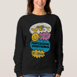 Moletom Cool Vet By Day Professional Overthinker By Night<br><div class="desc">Cool Vet By Day Professional Overthinker By Night</div>