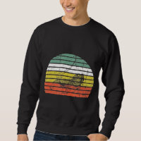 Cool Vintage Retro Sunset Bearded Dragon Graphic