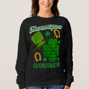 Moletom Coordenador Shenanigans Leprechaun Rua Patrick S D