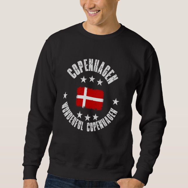 Moletom Copenhague Maravilhoso Copenhague Dinamarca (Frente)