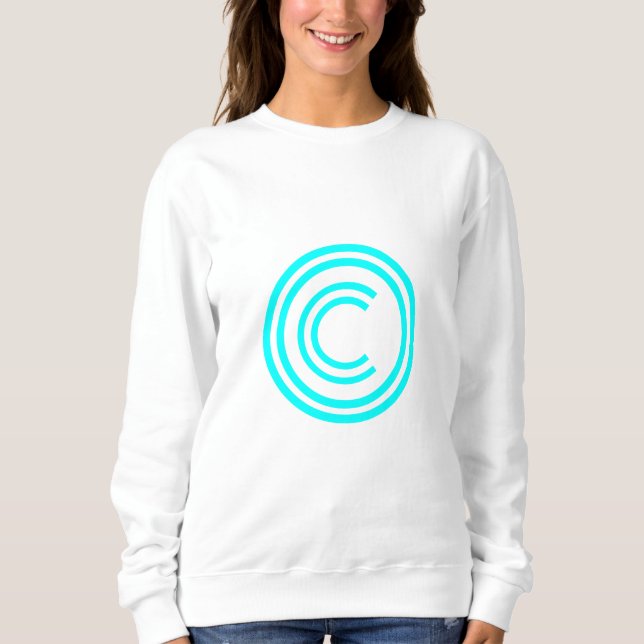 Moletom Copyright sign symbol (Frente)