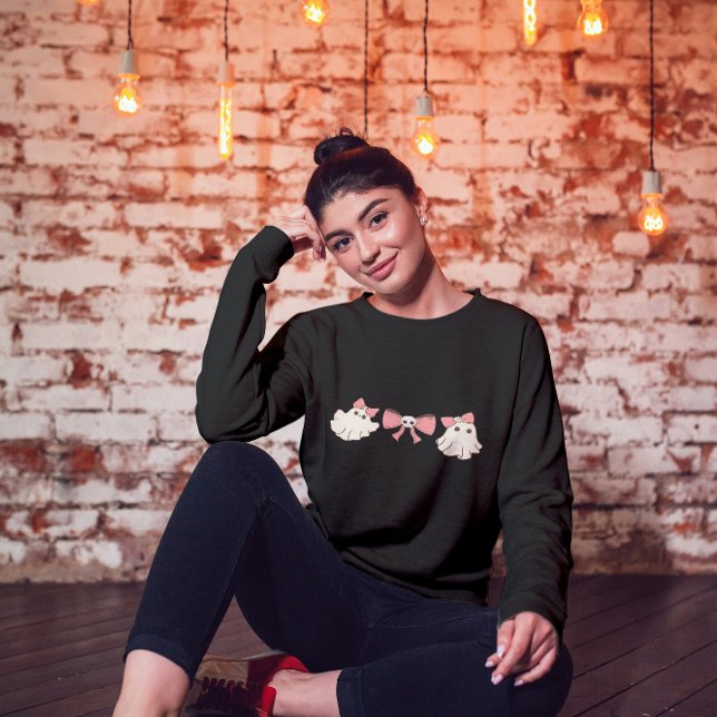 Moletom Coquette Halloween Ghost (Criador carregado)