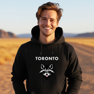 Moletom Cor Escura Engraçada Do Toronto Raccoon