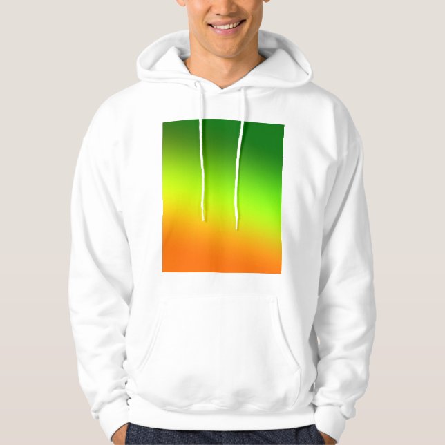 Moletom Cor verde amarela simples, mínimo.personalizado.ad (Frente)