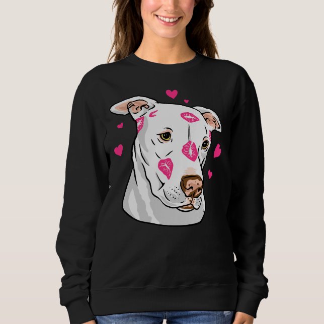 Moletom Coração de Amor Cuto Pitbull (Frente)