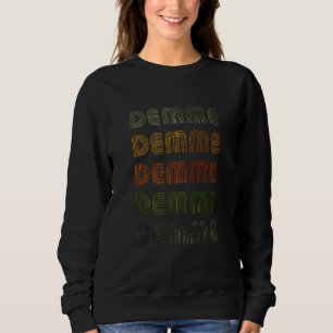 Moletom Coração de Amor Demme Grunge Estilo Vintage Preto 