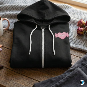 Moletom Coração de Bala Cor-de-Rosa Engraçado Anti-Dia dos