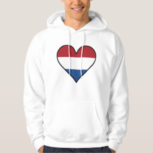 Moletom Coração holandês da bandeira