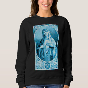 Moletom Coração Imaculado De Maria Ave Maria Nossa Católic
