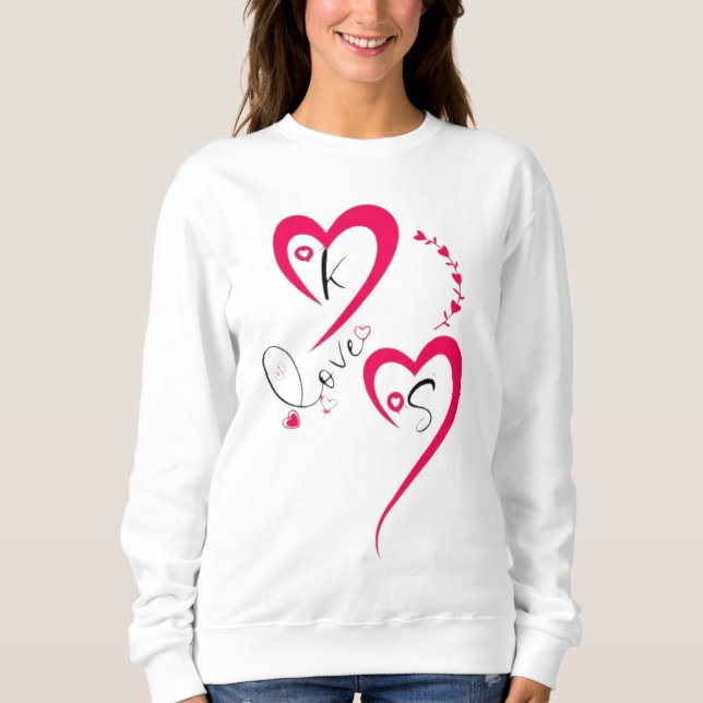Moletom Coração Rosa Mínimo Amor (Frente)
