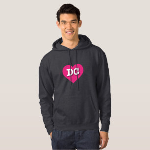 Moletom Coração Rosa Quente DC - Adoro DC