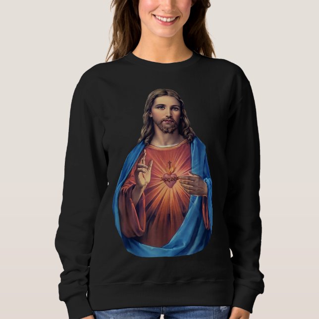 Moletom Coração Sagrado de Jesus (Frente)