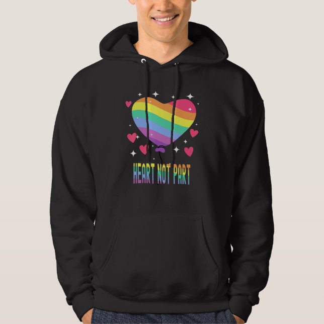 Moletom Coração Sem Parte Sinalizador Pansexual Sinalizado (Frente)