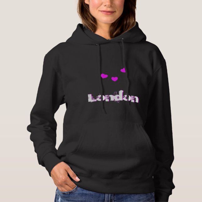 Moletom Corações de Amor de Londres (Frente)