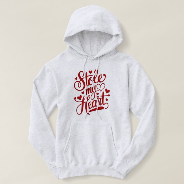 Moletom Corações de Coração Ligadas (Frente do Design)