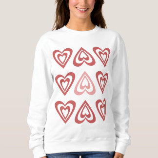 Moletom Corações de São Valentim Fofos – Design de Amor e