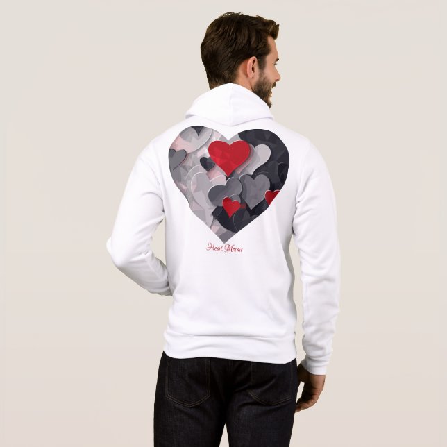 Moletom Corações Encantados (Parte Traseira Completa)