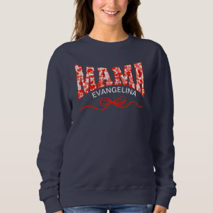 Moletom Corações Vermelhos do MAMA Coquette Personalizados