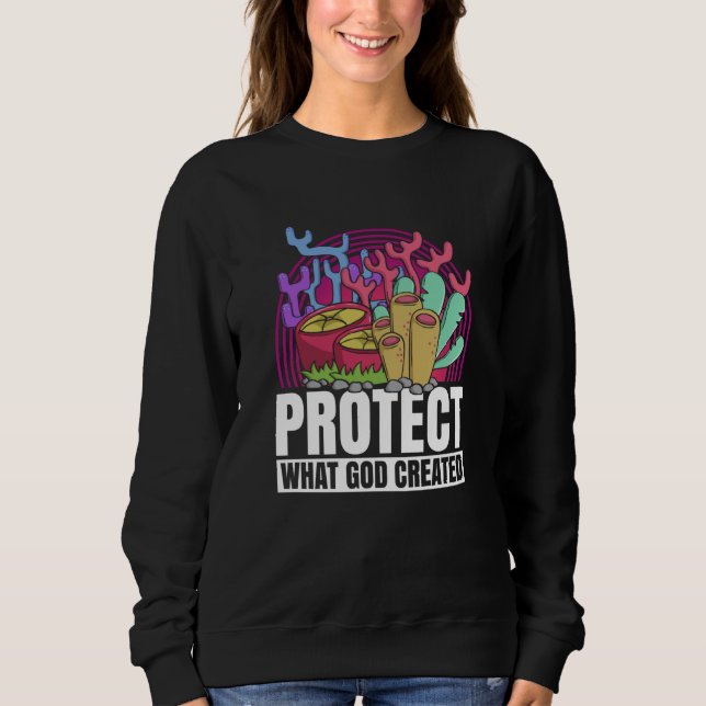 Moletom Coral Reefs Nature Snorkling Ocean Environment (Frente)