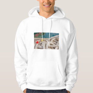 Moletom Corda de camisola de camisola básica de capuz mas