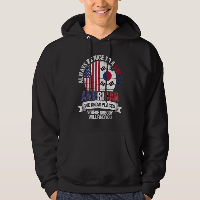 Moletom Coreano Americano Nós conhecemos Lugares onde Band (Frente)