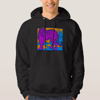 Moletom COREY TIGER '80s RETRÔ TIGRE SELVAGEM ROSA