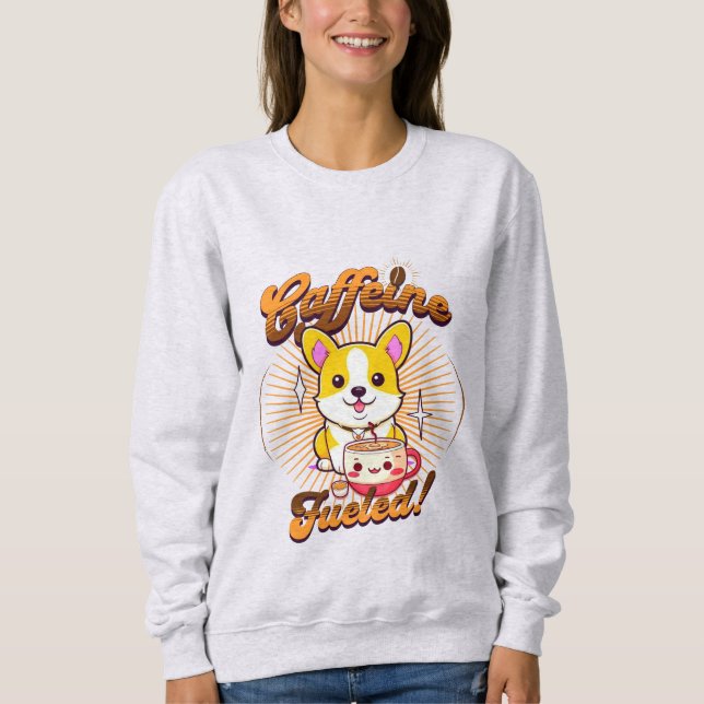MOLETOM CORGI CAFEINE COMBUSTÍVEL! (Frente)