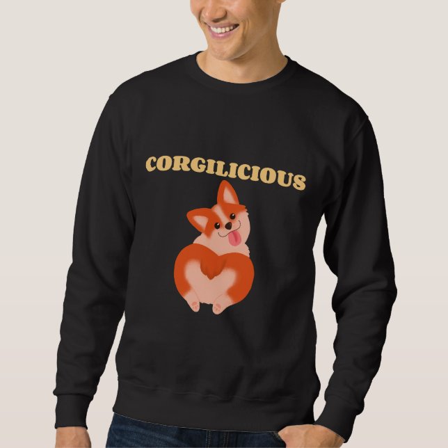 Moletom Corgi Corgilicioso De Corte Para Cão 210 (Frente)