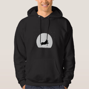 Moletom Corgi Correndo Na Neve De Inverno