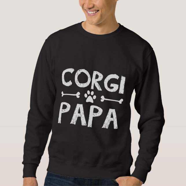 Moletom Corgi Dad  640 (Frente)
