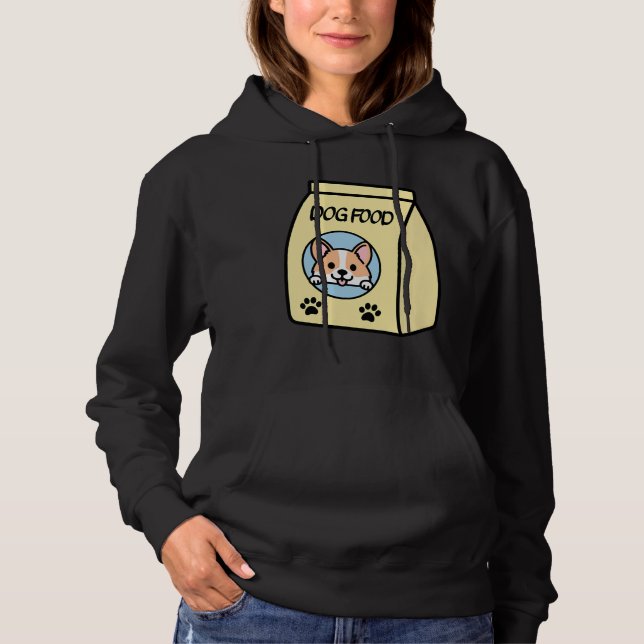 Moletom Corgi Dog Comida (Frente)