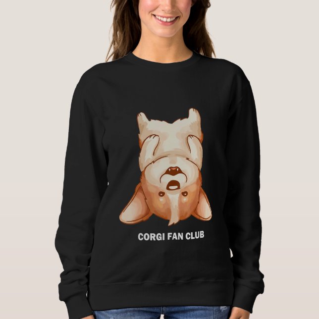 Moletom Corgi Dog Cute Playful Puppy Corgi Lover (Frente)