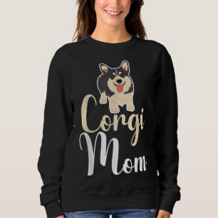 Moletom Corgi Dog Lover Cute Black Cardigan Welsh Corgi Mo