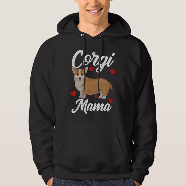 Moletom Corgi Dog Womens Corgi Mama (Frente)